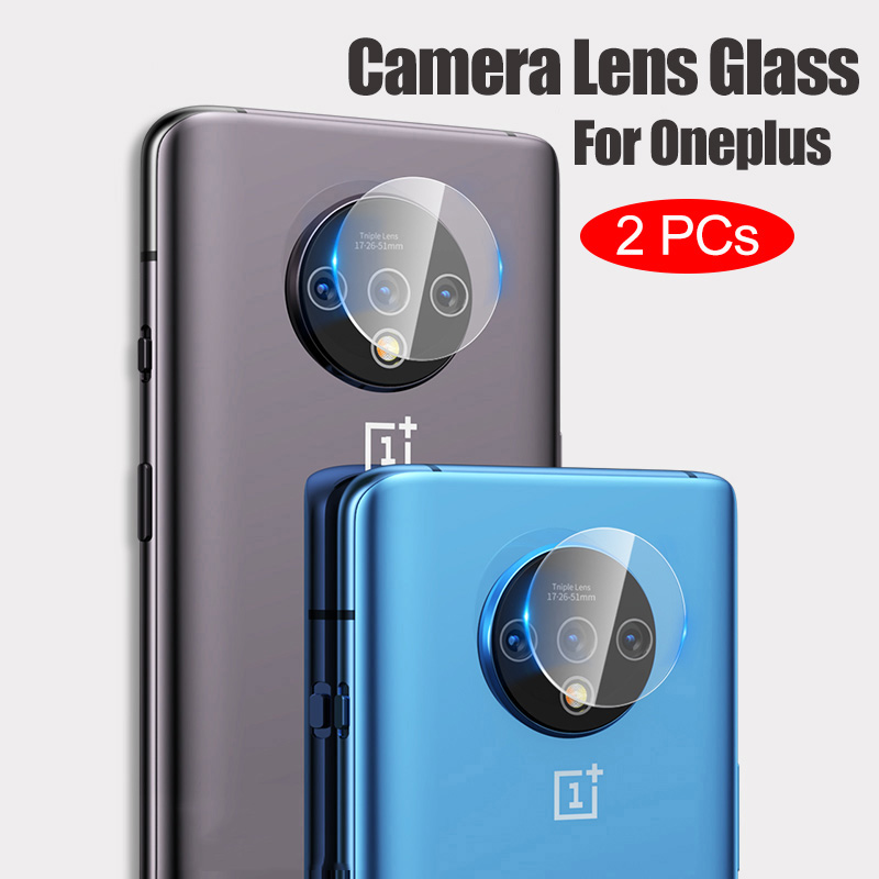 Bakeey-2PCS-Anti-scratch-HD-Clear-Tempered-Glass-Phone-Camera-Lens-Protector-for-OnePlus-7T-1592381-1